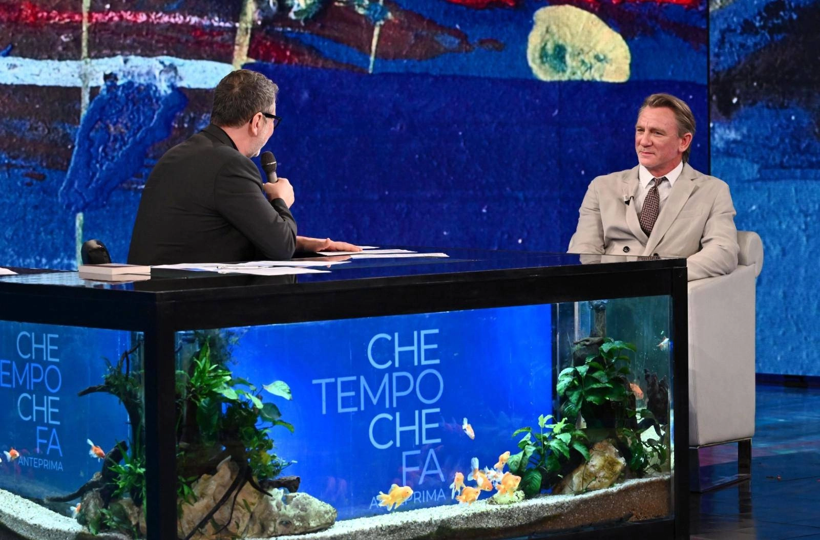 Daniel Craig è stato ospite ieri, domenica 30 marzo, a 'Che tempo che fa'