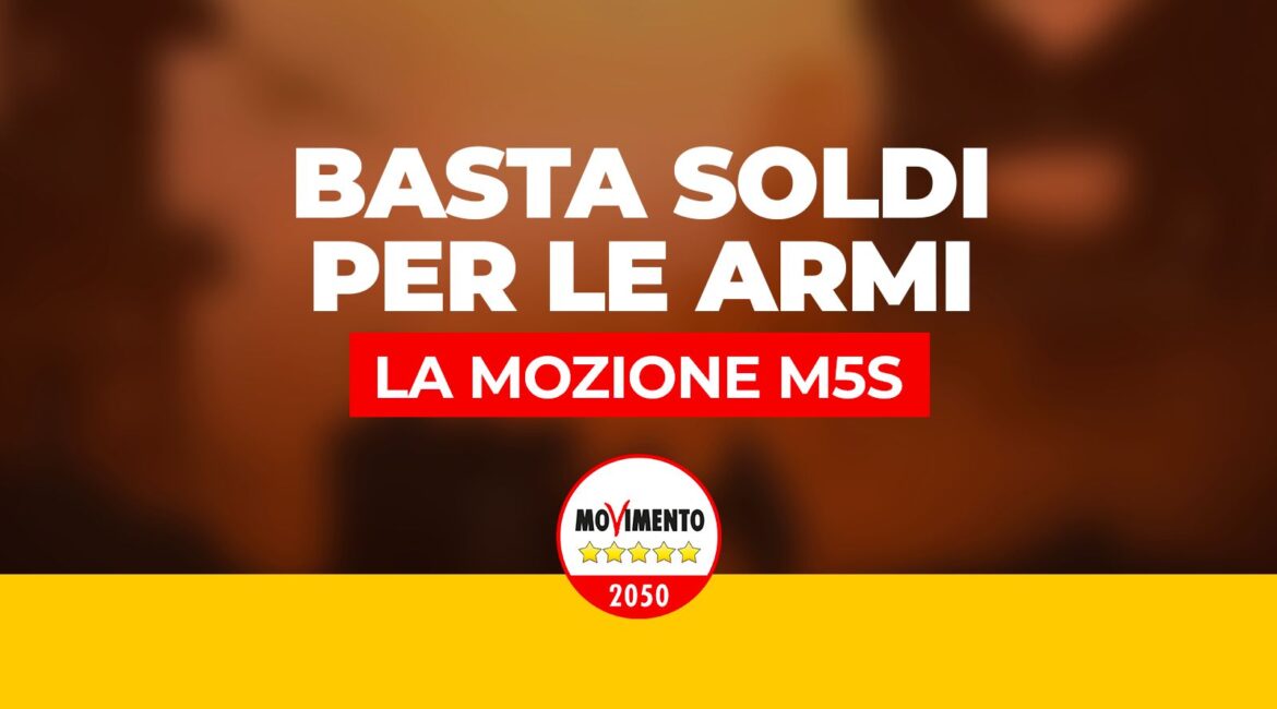 Basta soldi per le armi: la mozione del Movimento 5 stelle in tutti gli enti locali e le regioni